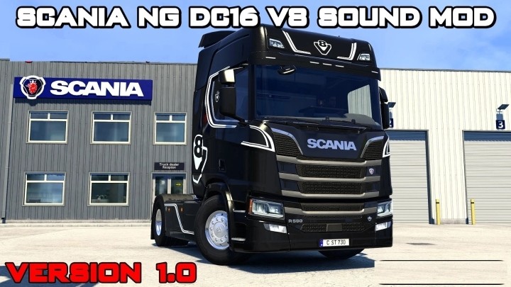 Scania Nextgen Dc16 V8 Sound V1.0 ETS2 1.47