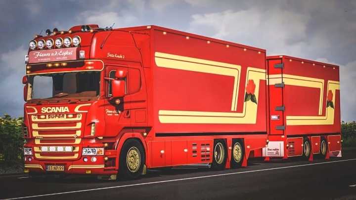 Scania R620 Fleurs Edition V1.2 ETS2 1.47