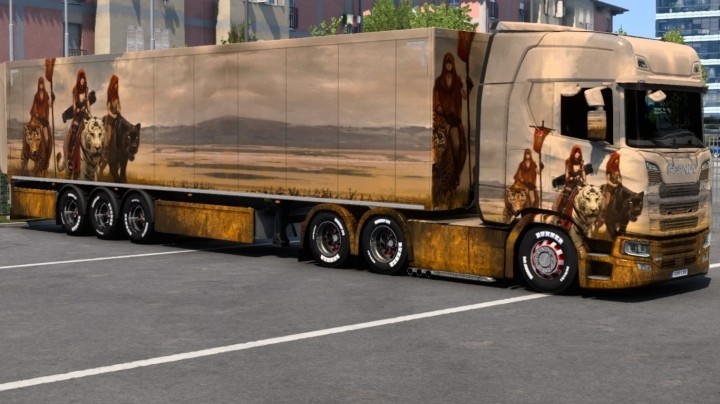 Scania Riding Tiger Skin ETS2 1.47