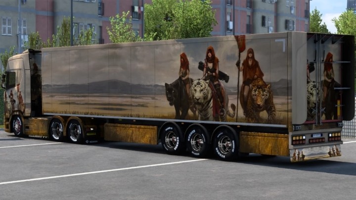 Scania Riding Tiger Skin ETS2 1.47