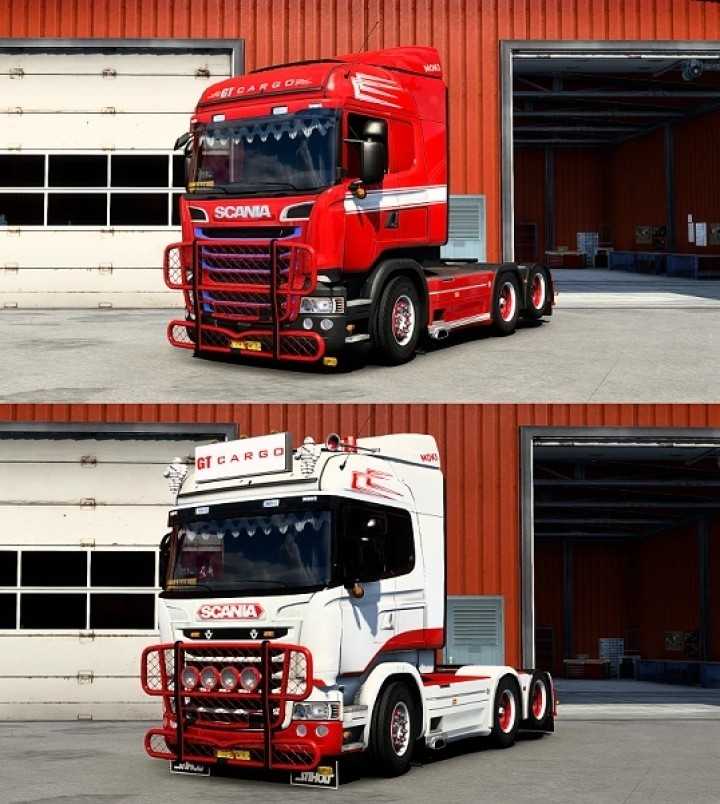 Scania Rjl Gt Cargo Combo Skin Pack ETS2 1.47