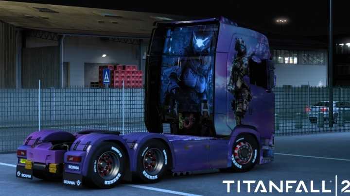 Scania Titanfall 2 Woman Skin ETS2 1.47