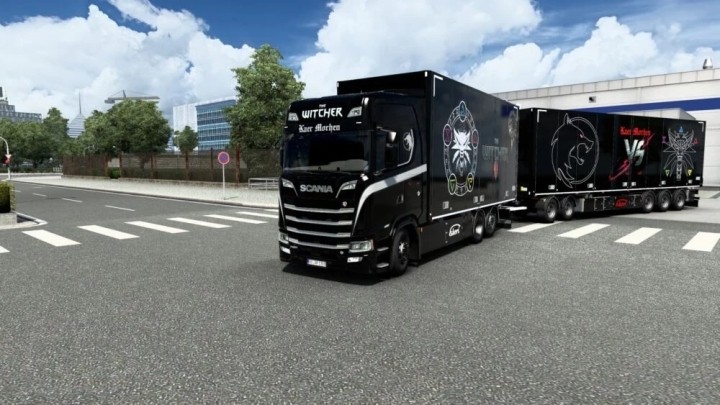 Scania Witcher Combo Skin Pack V1.0 ETS2 1.47