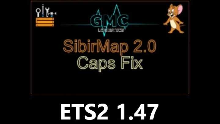 Sibirmap 2 Caps Fix V1.1 ETS2 1.47