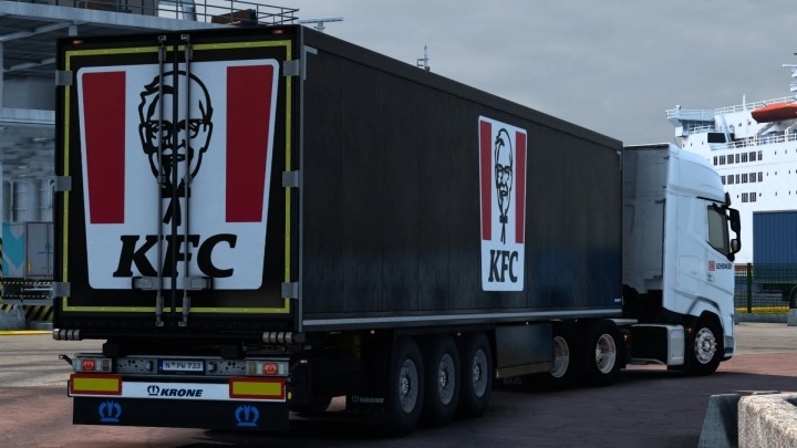 Skin Krone Cool Liner Kfc 2018 V2.0 ETS2 1.47