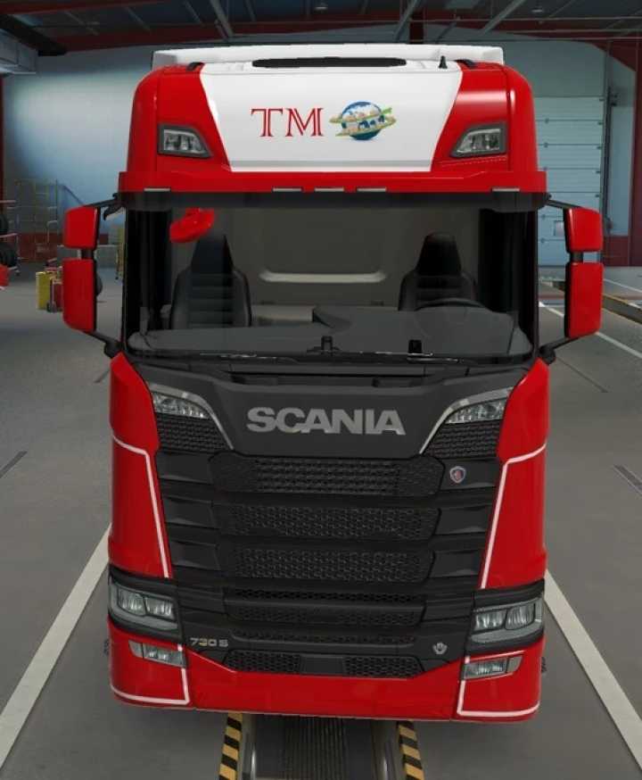 Skin New Scania S Tm Global Transport ETS2 1.47