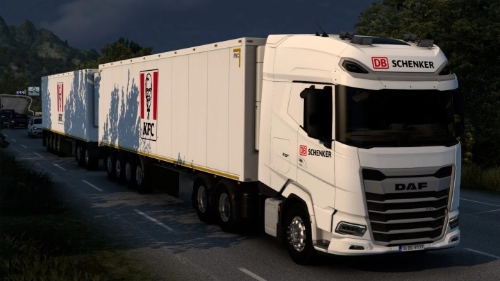 Skin Scs Box Trailer Kfc 2018 V1.0 ETS2 1.47