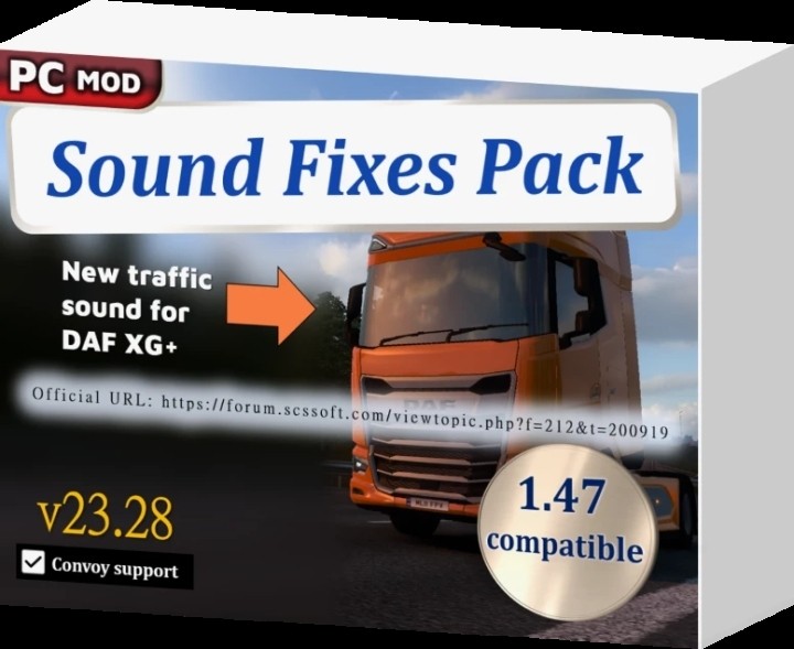 Sound Fixes Pack V23.28 ETS2 1.47