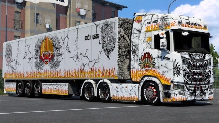 Sri Lanka Yaka Skin V2.0 ETS2 1.47