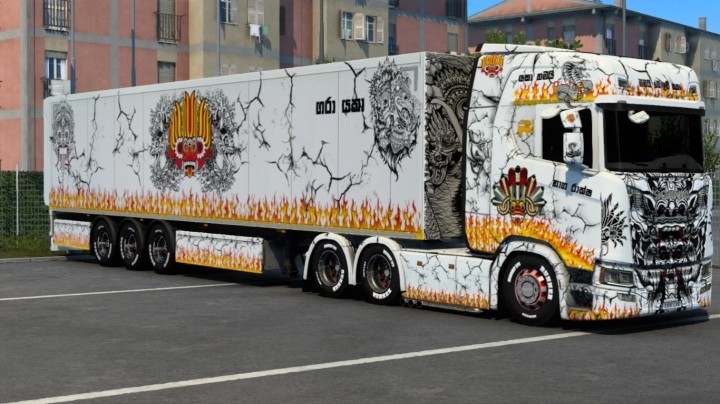 Sri Lanka Yaka Skin V2.0 ETS2 1.47