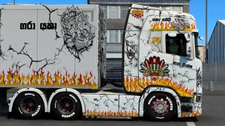 Sri Lanka Yaka Skin V2.0 ETS2 1.47