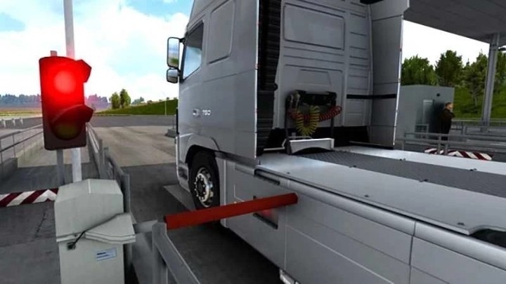 Travel Through Toll Points Without Restrictions ETS2 1.47