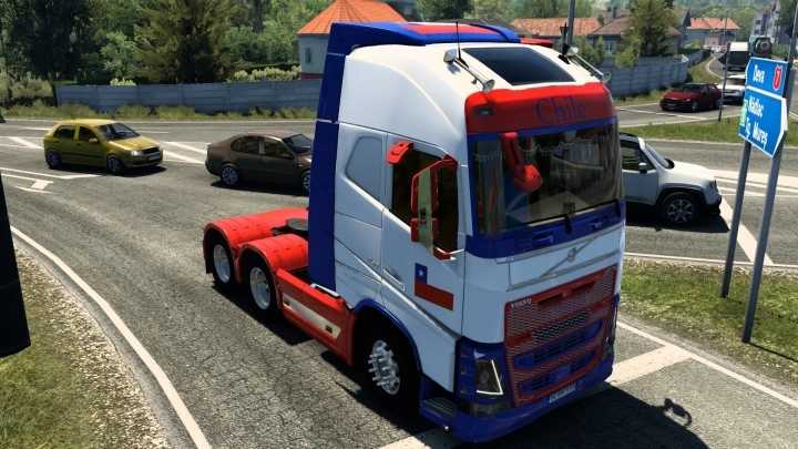 Volvo Fh 2012 Chile Skin V1.0 ETS2 1.47