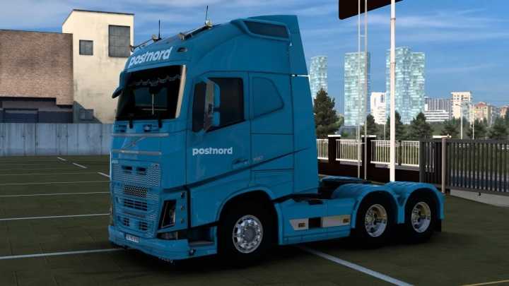 Volvo Fh 2012 Postnord Skin V1.0 ETS2 1.47