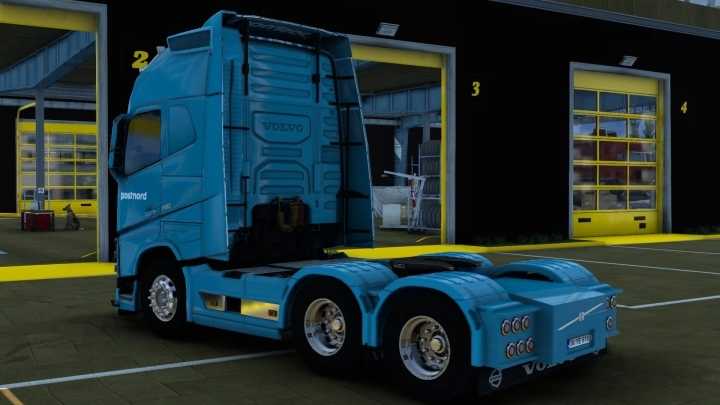 Volvo Fh 2012 Postnord Skin V1.0 ETS2 1.47