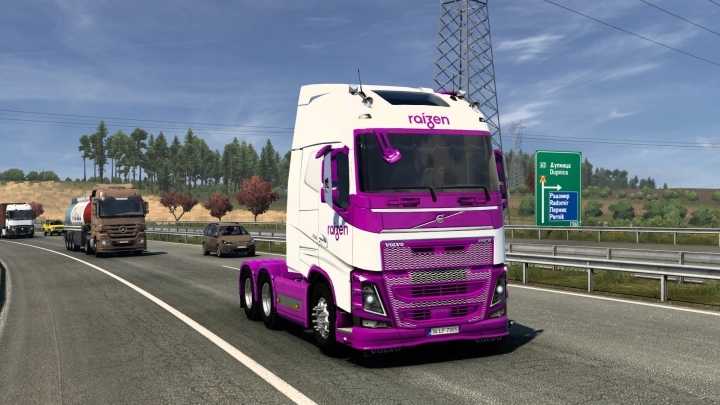 Volvo Fh 2012 Raizen Skin V1.0 ETS2 1.47