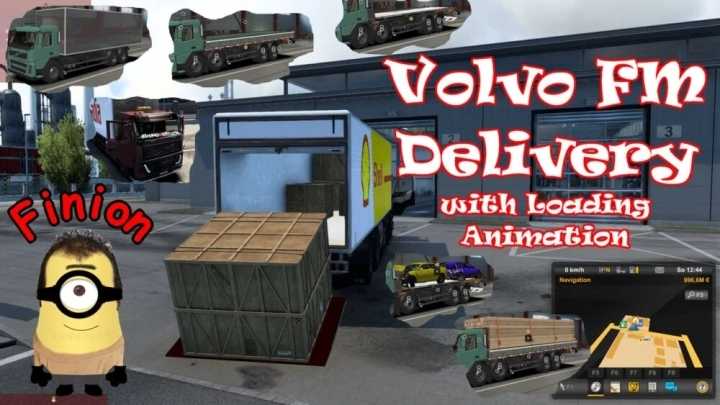Volvo Fm Delivery With Loading Animation ETS2 1.47