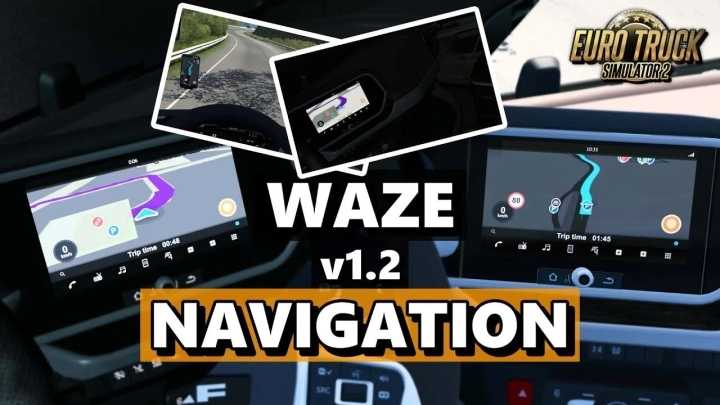 Waze Navigation Pack V1.2 ETS2 1.46