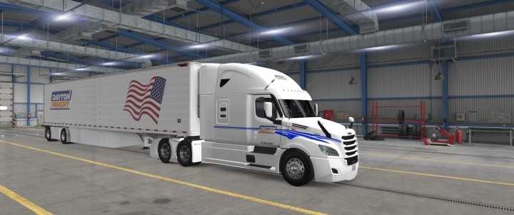 Cascadia 72 Rr And Ruda Ref 53 Dayton Freight Skin ATS 1.47
