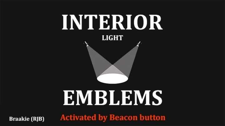 Addon For Emblems And Cabin Lighting For Trucks V9.7 ETS2 1.47