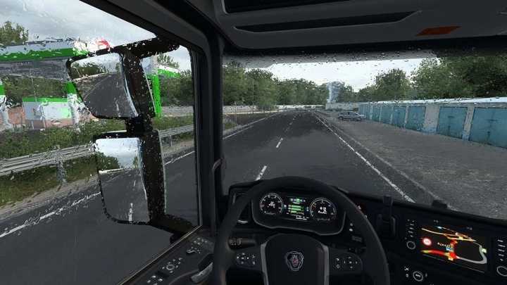 Better Raindrops With Sounds V1.4 ETS2 1.47