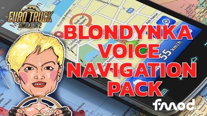 Blondynka Voice Navigation Pack V2.1 ETS2 1.47