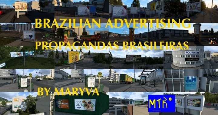 Brazilian Advertising V2.0 ETS2 1.47