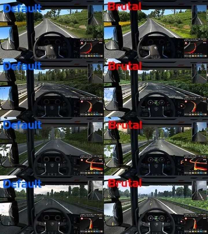 Brutal Environment Hd Engine ETS2 1.47