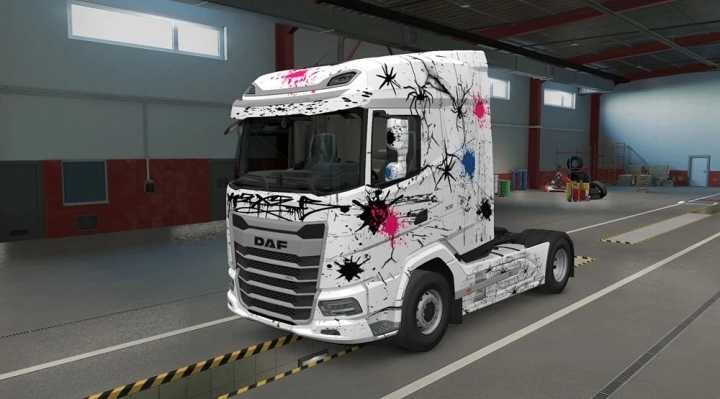 Daf 2021 Xg – Xg+ Spider Truck Skin V1.0 ETS2 1.47