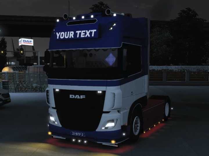 Daf Xf 106 4X2 Yct Truckstyling ETS2 1.47