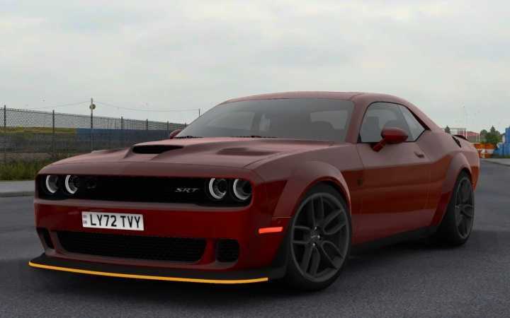 Dodge Challenger Srt Hellcat Widebody 2018 V1.3 ETS2 1.47