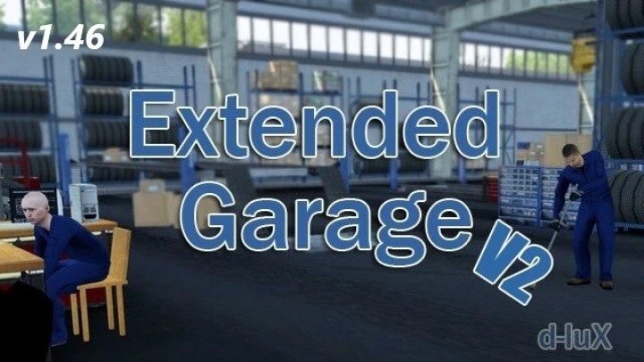 Extended Garage ETS2 1.47