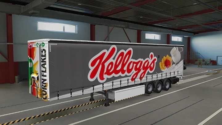Kellogs Trailer Skin V1.0 ETS2 1.47