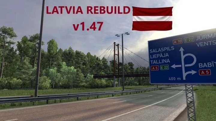 Latvia Rebuild – Promods Addon ETS2 1.47