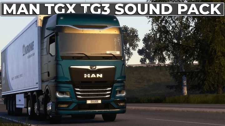 Man Tg3 Tgx Stock Sound V1.2 ETS2 1.47