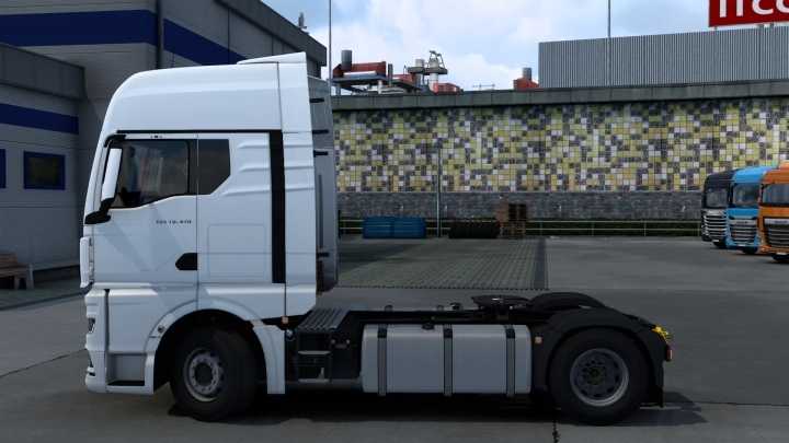 Man Tgx 2020 Chassis With 1420 Liters Fuel Tank (2X 710 Liters) V1.0 ETS2 1.47