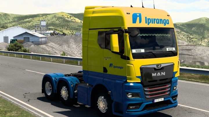Man Tgx 2020 Ipiranga Skin V2.0 ETS2 1.47