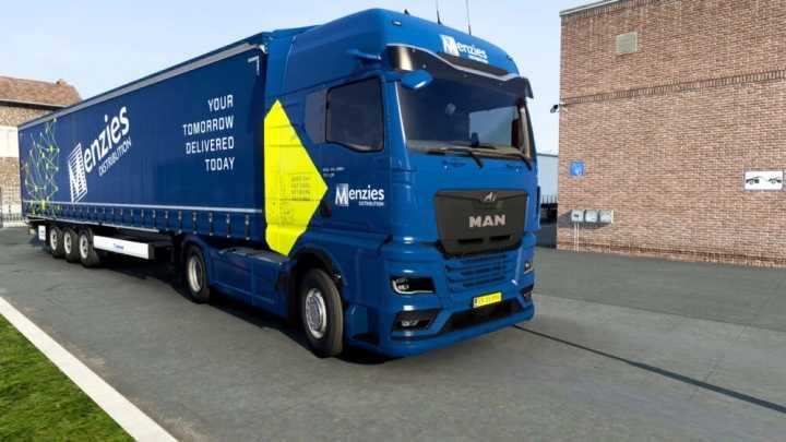 Man Tgx 2020 Menzies Combo Skin Pack V1.0 ETS2 1.47