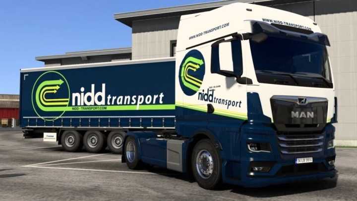 Man Tgx 2020 Nidd Transport Combo Skin Pack V1.0 ETS2 1.47