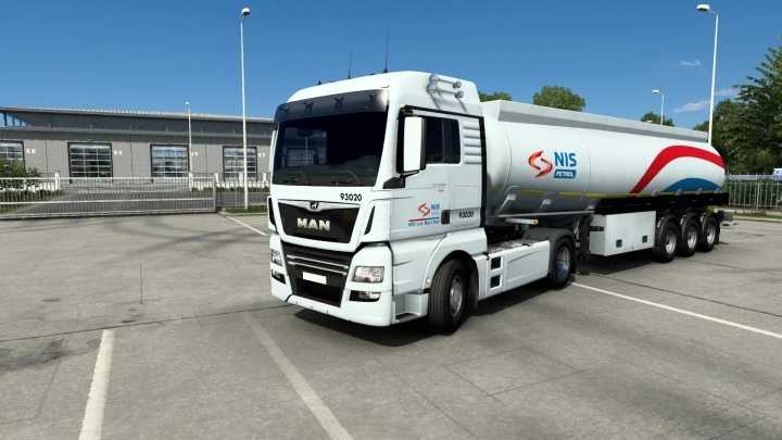 Man Tgx Euro 6 Nis Petrol (Srb) Combo Skin V1.0 ETS2 1.47