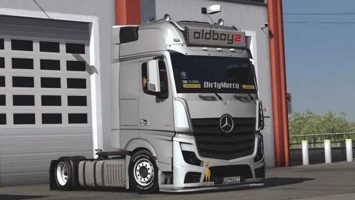 Mercedes Actros Mp4 Rework V3.3 ETS2 1.47