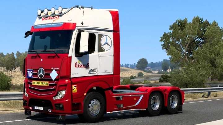 Mercedes-Benz Actros Mp4 Gasnakis Joice Skin V1.0 ETS2 1.47
