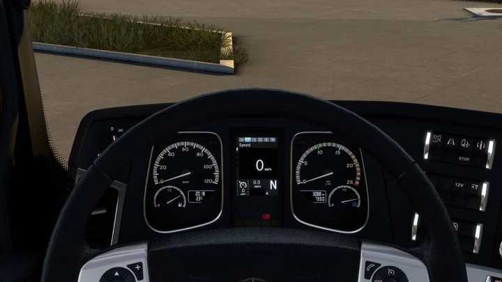Mercedes-Benz Actros Mp4 Improved Dashboard V1.2 ETS2 1.47