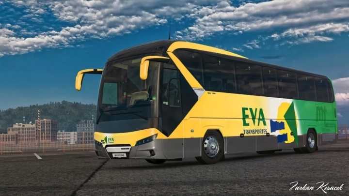 Neoplan Tourliner C13 Eva Transporters Skin V1.0 ETS2 1.47