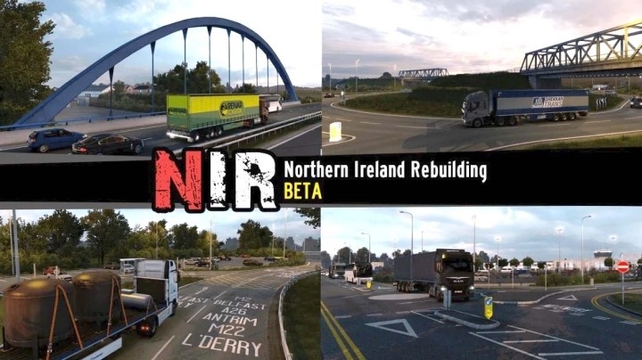 Northern Ireland Rebuilding V0.50 ETS2 1.47