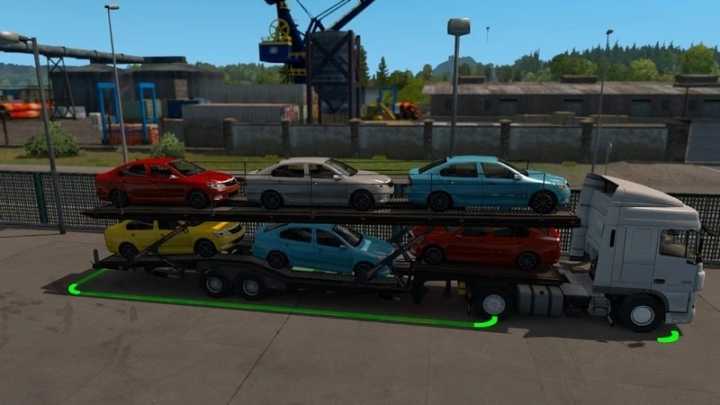 Ownable Semitrailer Car Transporter ETS2 1.47