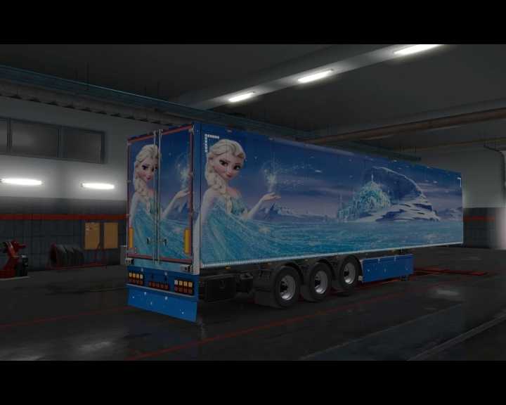Princess Elsa Skin ETS2 1.47