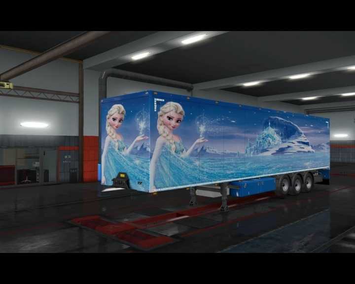 Princess Elsa Skin ETS2 1.47
