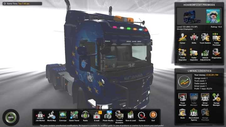 Profile For Promods V2.65 ETS2 1.47