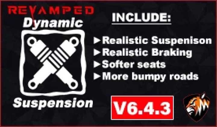 Revamped Dynamic Suspension – New Man Tgx 2020 V6.4.3.1 ETS2 1.47